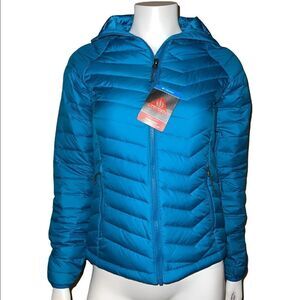 Columbia Teal Blue Powder Lite Insulated Jacket Extra Small NWT